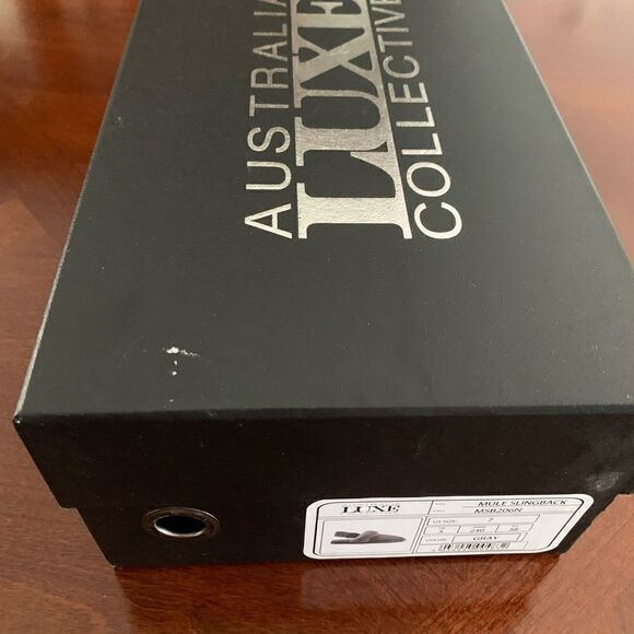 Australia luxe Collective genuine soft shearling slingback mule slipper size 7 - Picture 10 of 10